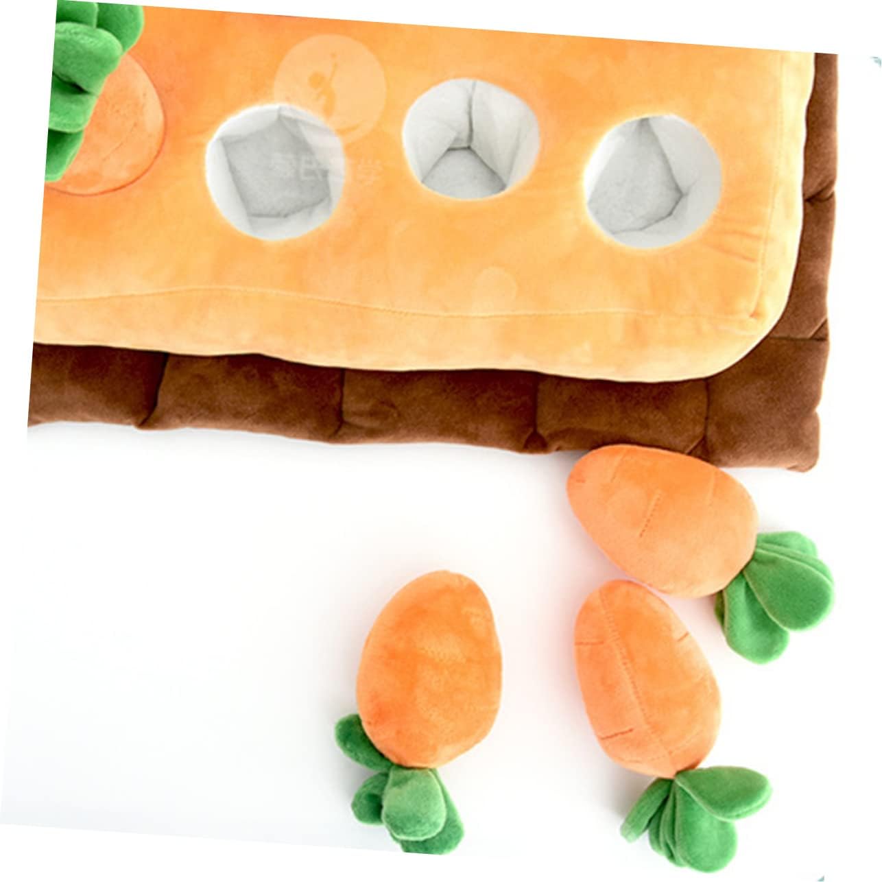 Pet Sniffle Mat Creative Carrot Land Training Mat for Dogs Interactive Sniffing Toy to Foraging Instinct Lightweight and Easy to Store Fun Pet Plaything