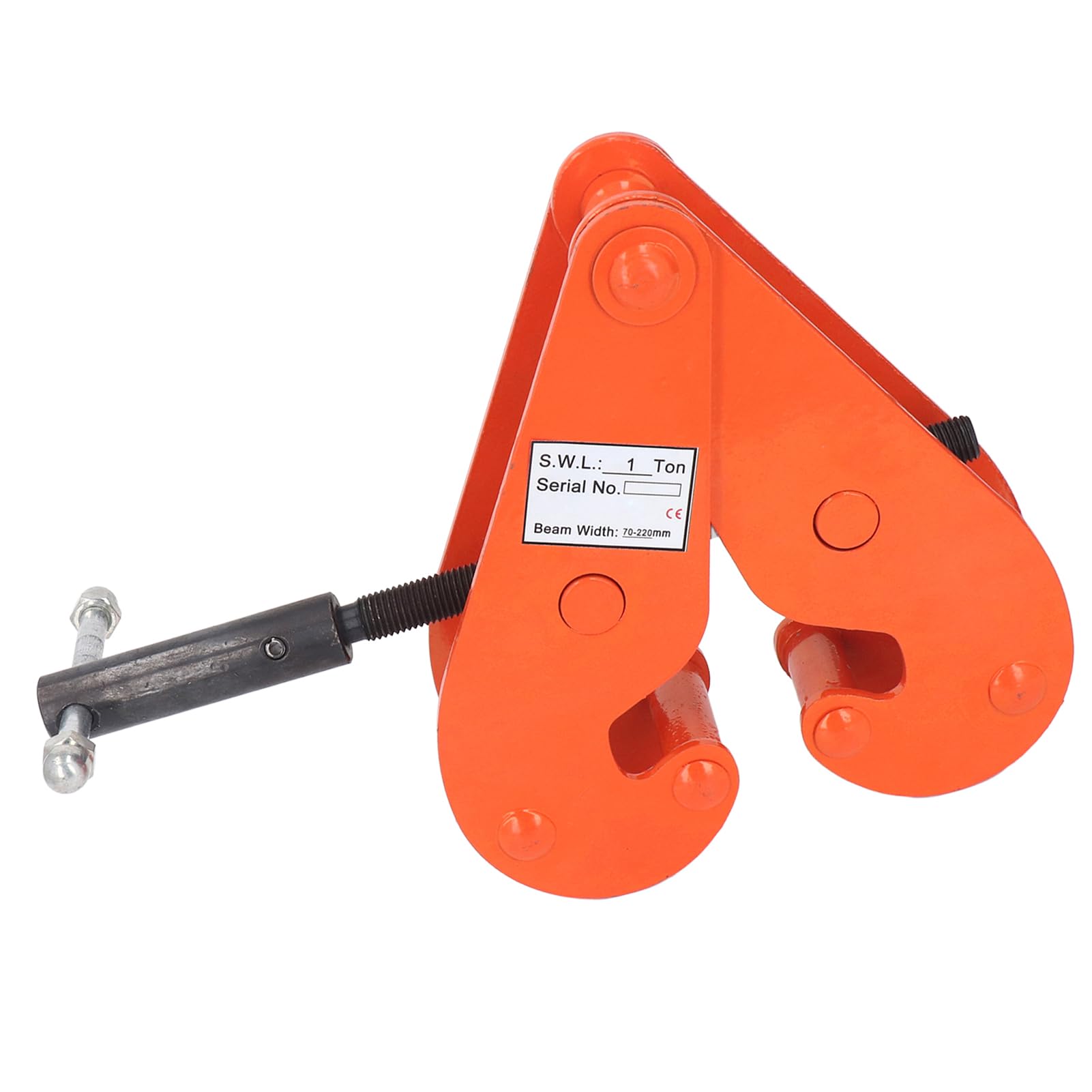 Morsetto per Trave Verticale Capacità di 2200 Libbre Morsetto per Rigging in Acciaio Legato Morsetto per Binario Morsetto in Acciaio Utensile per Utensili Morsetti di