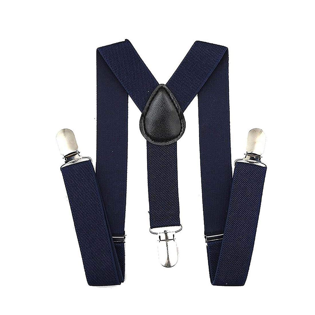 zeki Boy's Solid Suspender (Dark Blue, Free Size)-picture-12