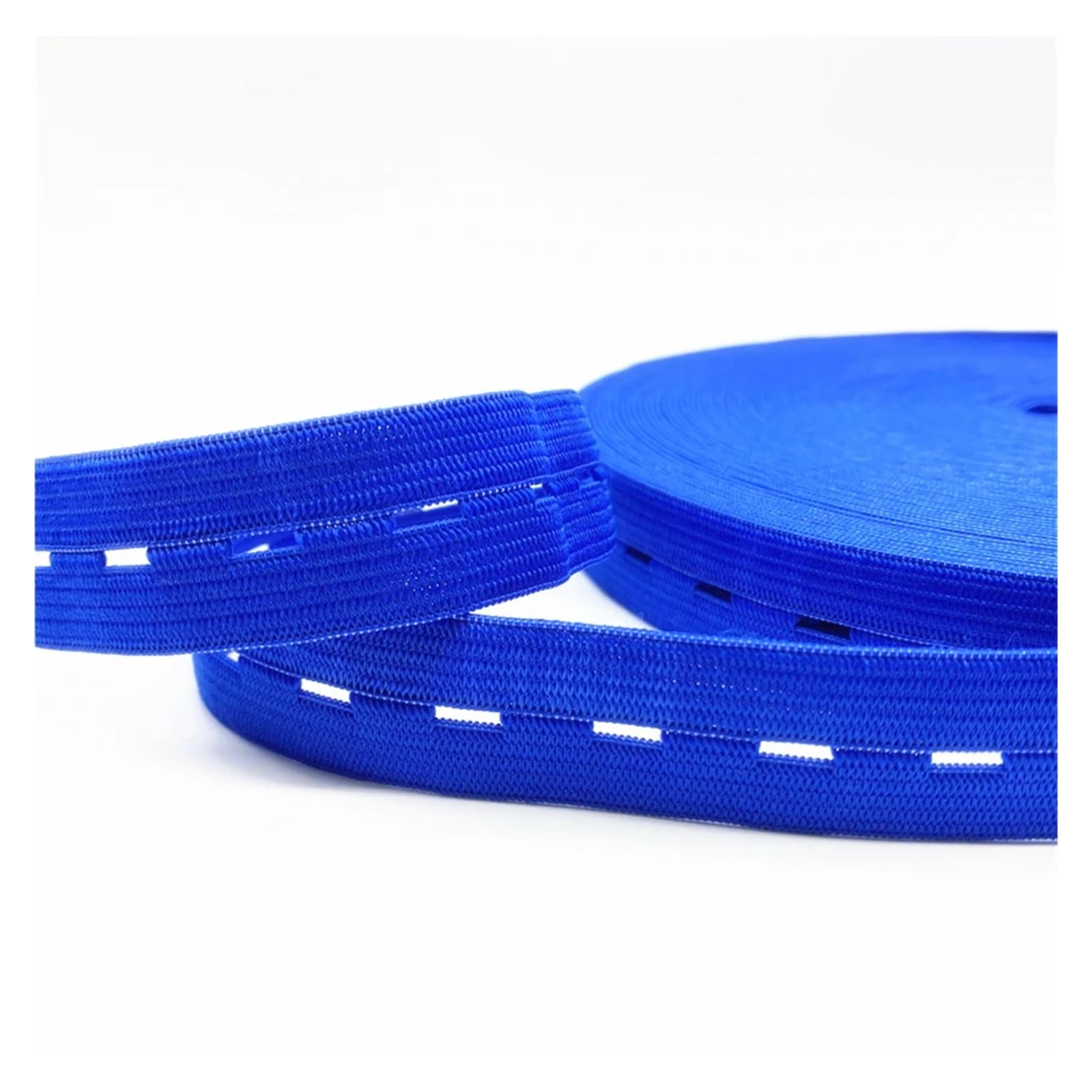 Dzianinowa gumka do dziurek na guziki 20 mm 2 metry szycia