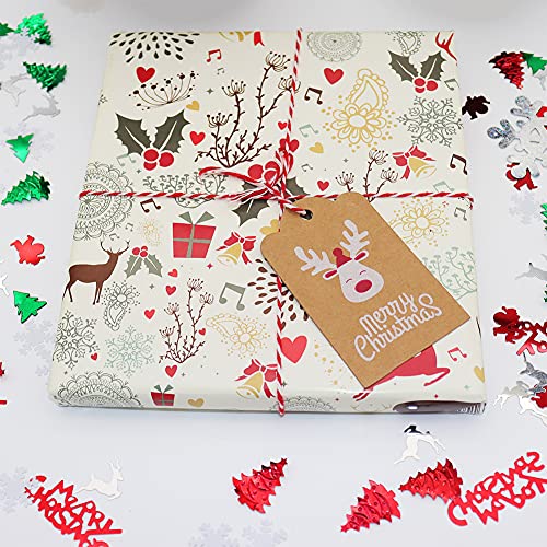 120Pcs Christmas Gift Tags Brown Kraft Paper Christmas Gift Tags Hanging Name Tags Labels With Twine String For Christmas Gift Wrap, Diy Arts And Crafts, Wedding #TOP1