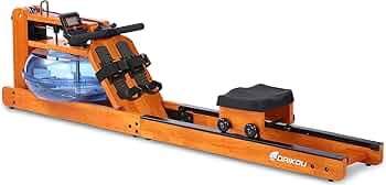 DK-6203 家庭用ローイングマシン（水圧式ローイングマシン） Amazon | ダイコー ローイングマシン ボート漕ぎ 水圧式 木目調