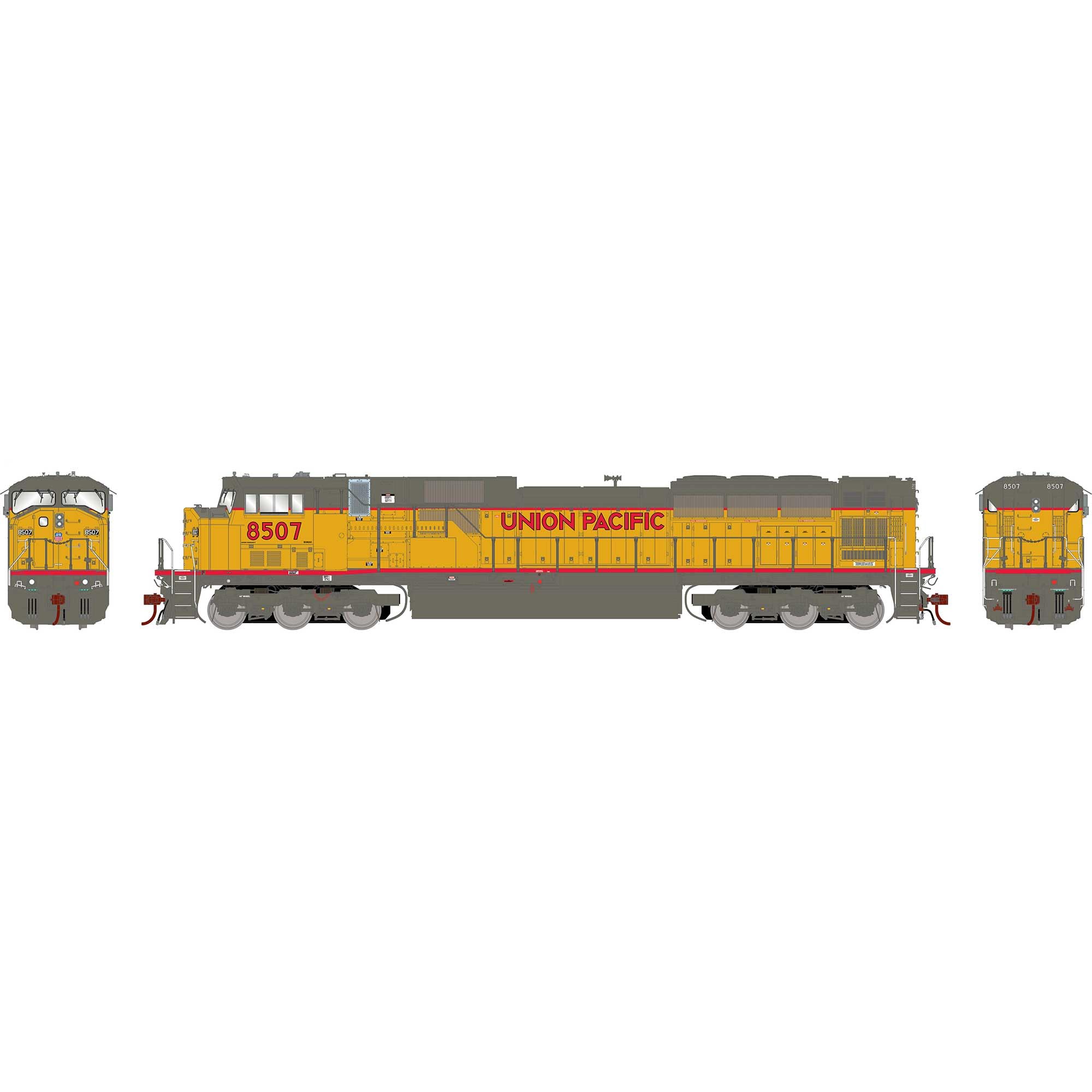 Athearn HO G2 SD90MAC-H Phase I UP #8507 ATHG27221 HO Locomotives