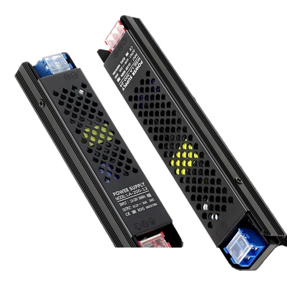 Controlador LED Adaptador de Fuente alimentación for Tira LED 60 W, 100, 200, 300 y 400, Controlador 110 V, 220 a 12 24, Transformador iluminación Ultrafino(12V 300W)