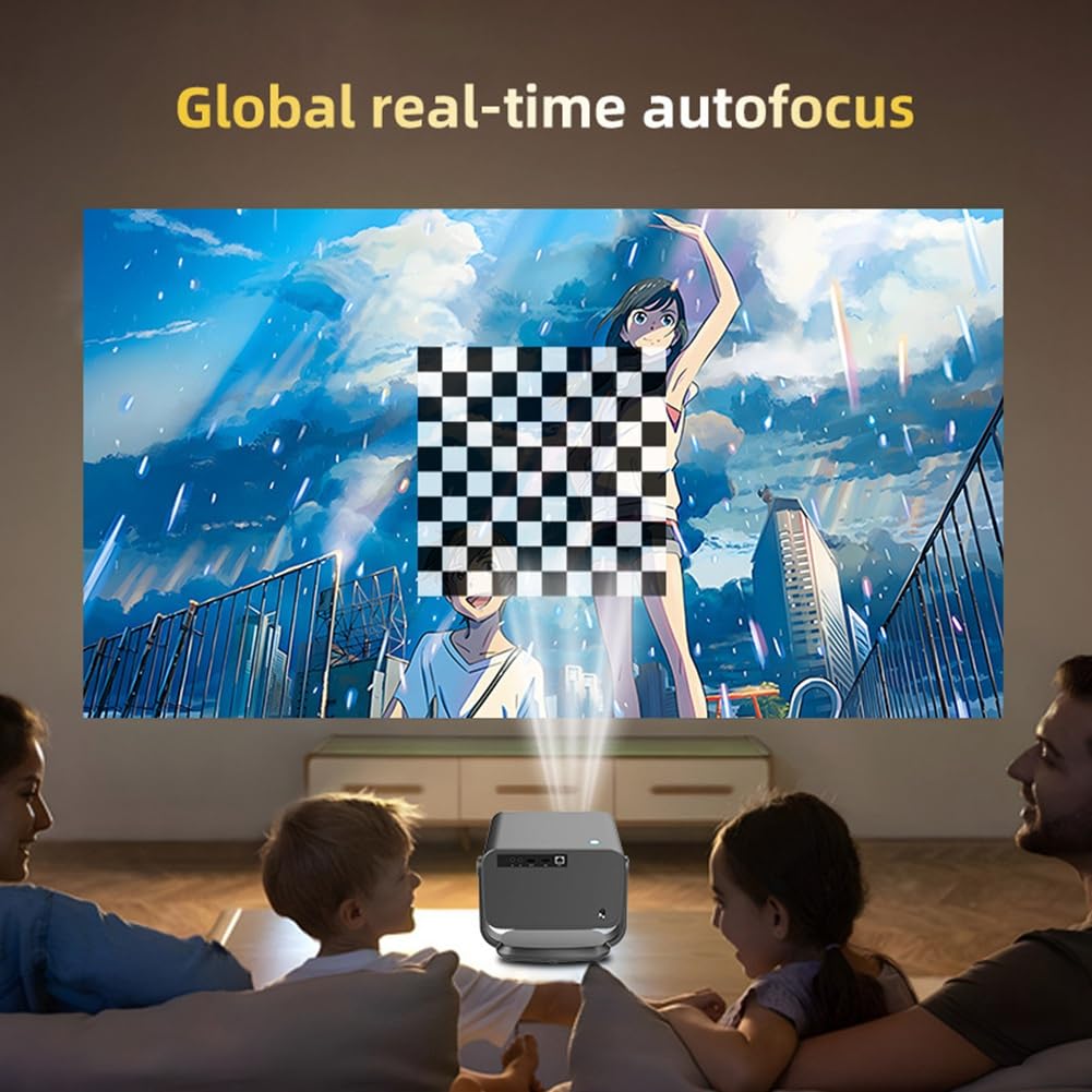 WiFi6 P20 PRO 4K Proiettore LED Android 13.0 Focus Full HD 1080p per Breamer Home Theater Proyector Plug
