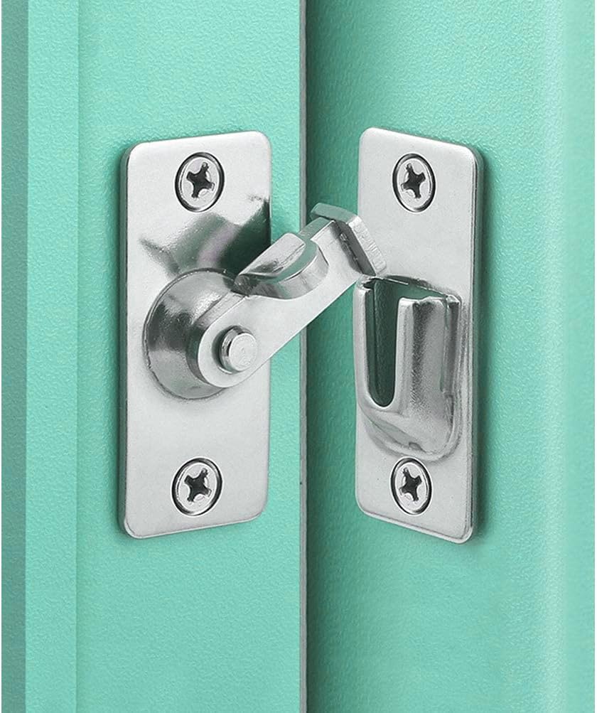 WANLIAN Mini Size 90 Degree Sliding Door Lock Screen Latch Pocket Door Latch