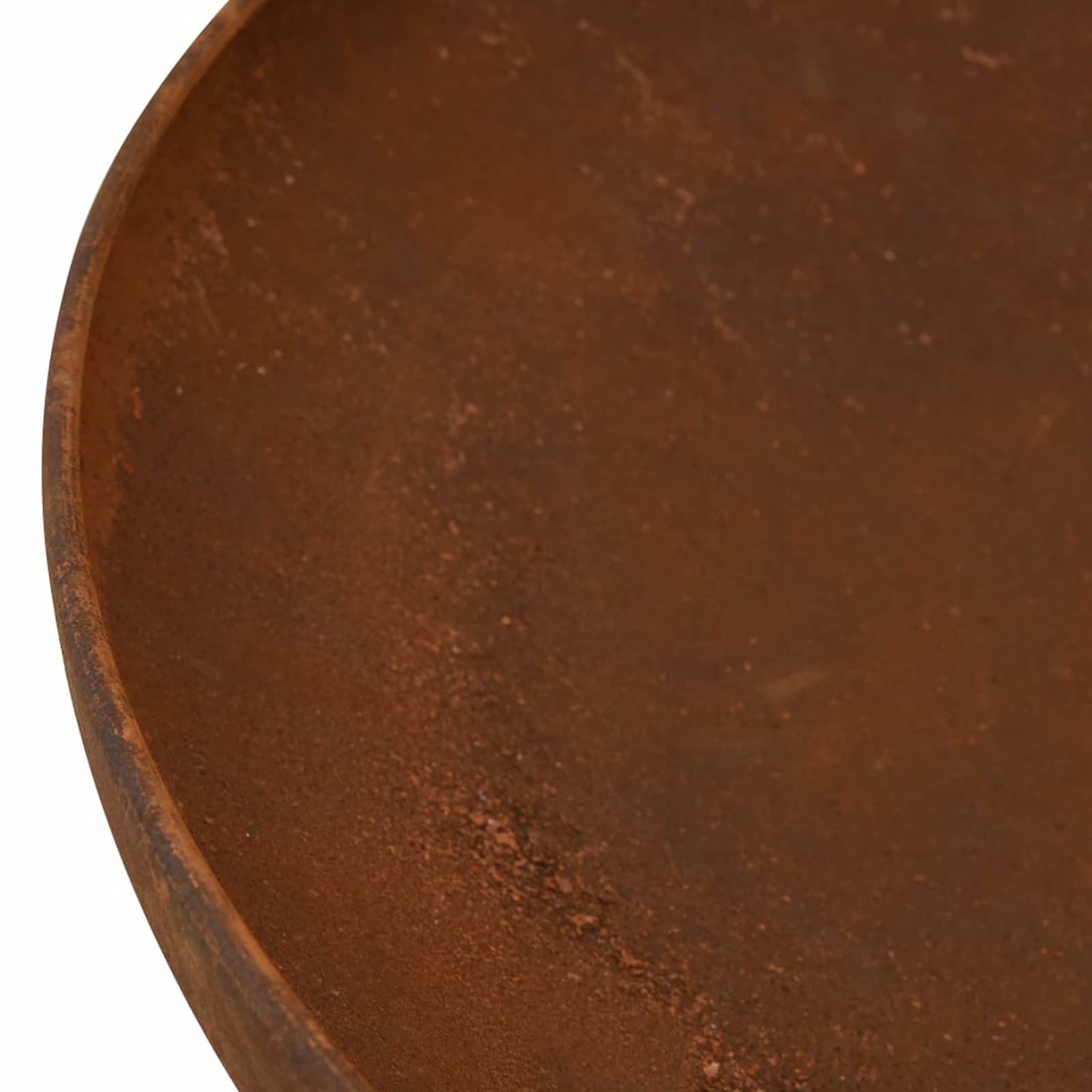 Homgoday Brasero de Acero 80 cm Brasero Exterior para Jardín Cuenco para Fogatas al Aire Libre para Jardines, Patios, Parques, Patios