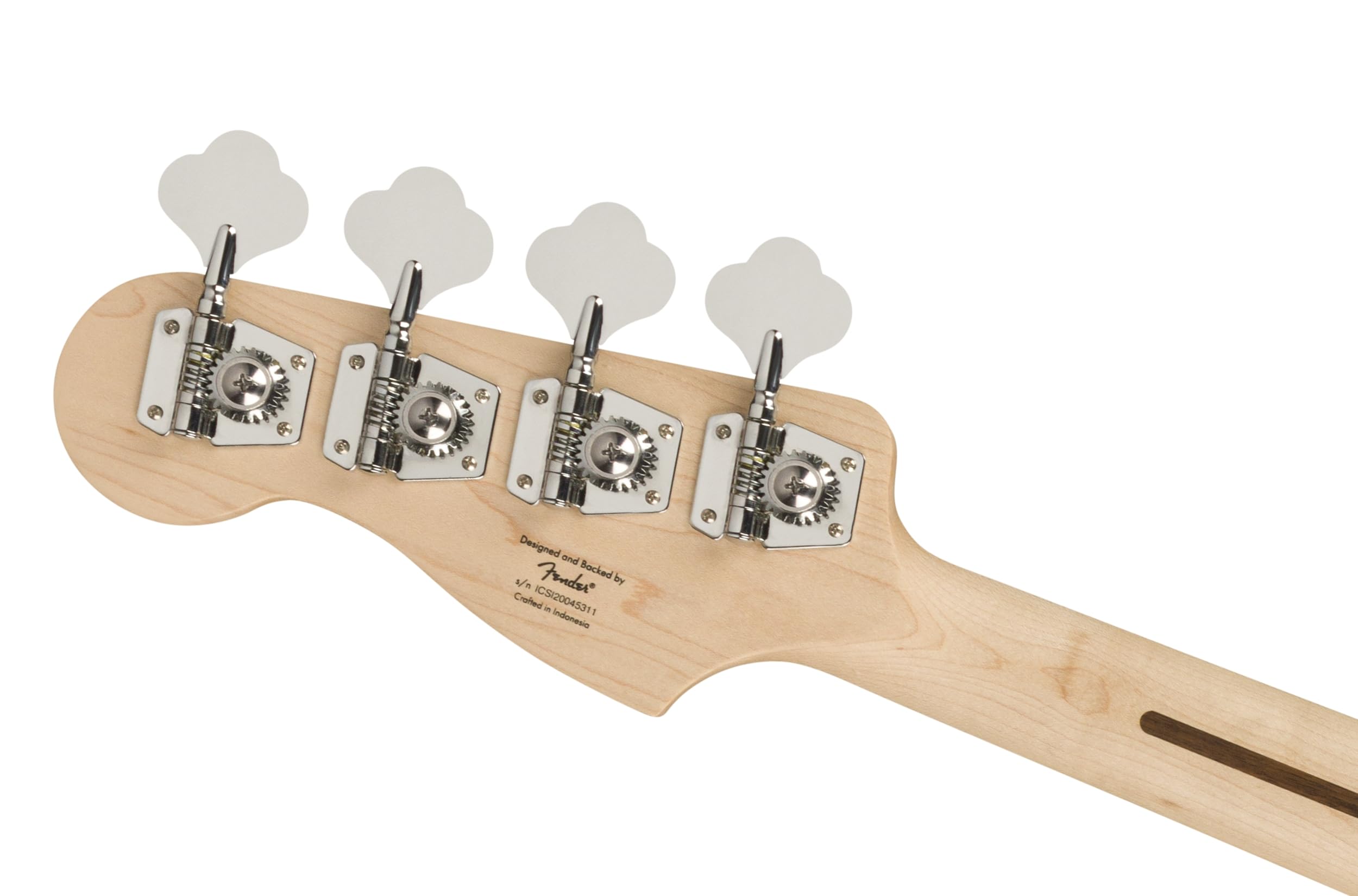 Squier by Fender Affinity Series Precision Bass, Tastiera in Acero, Olympic White