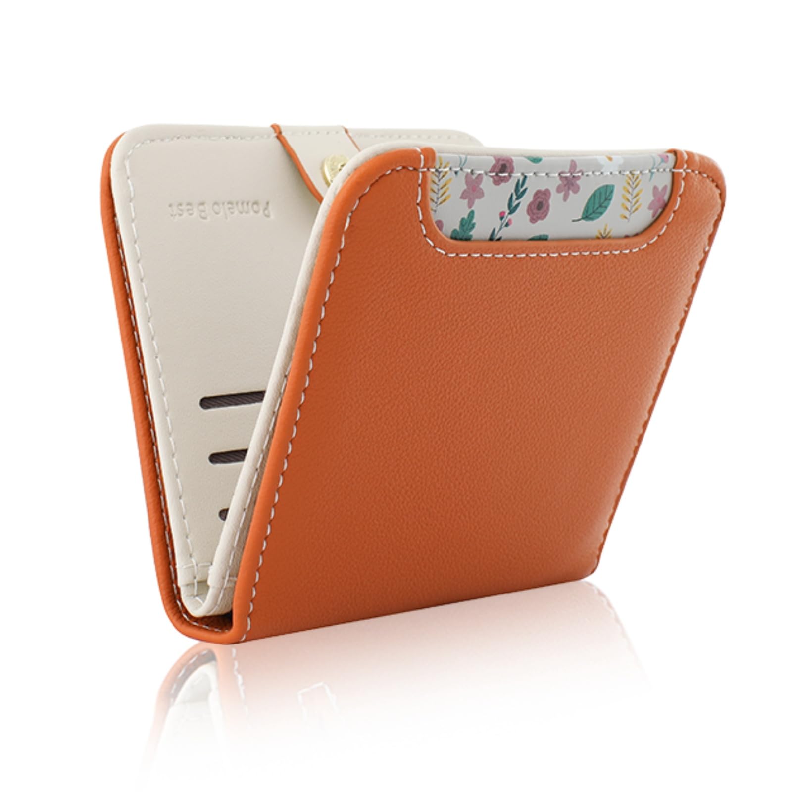 Pomelo Best Damen Geldbeutel Klein mit RFID-Schutz, Mini Portemonnaie aus Weichem PU-Leder, Stylisches Design mit Druck, leicht & praktisch für Alltag und Reise
