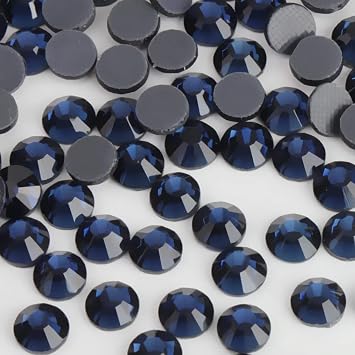 Crystal Hotfix Rhinestone,Machine Cut Stone 1440pcs/pkg Montana,SS16/4mm
