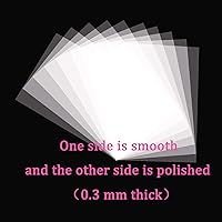 Vista 6 de Xmfdty Kit de llavero de hojas de plástico retráctil, 215 piezas, incluye 25 hojas de papel de arte retráctil con 190 accesorios de llavero