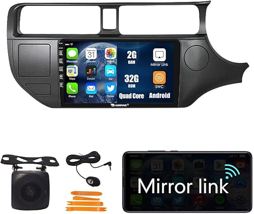 Miniatura 59 de Kunfine Coche Android Navegación Estéreo GPS Radio Reverse Cámara Pantalla 9 "IPS Pantalla Táctil Headunit Tablet Pad Media Player para Kia Rio