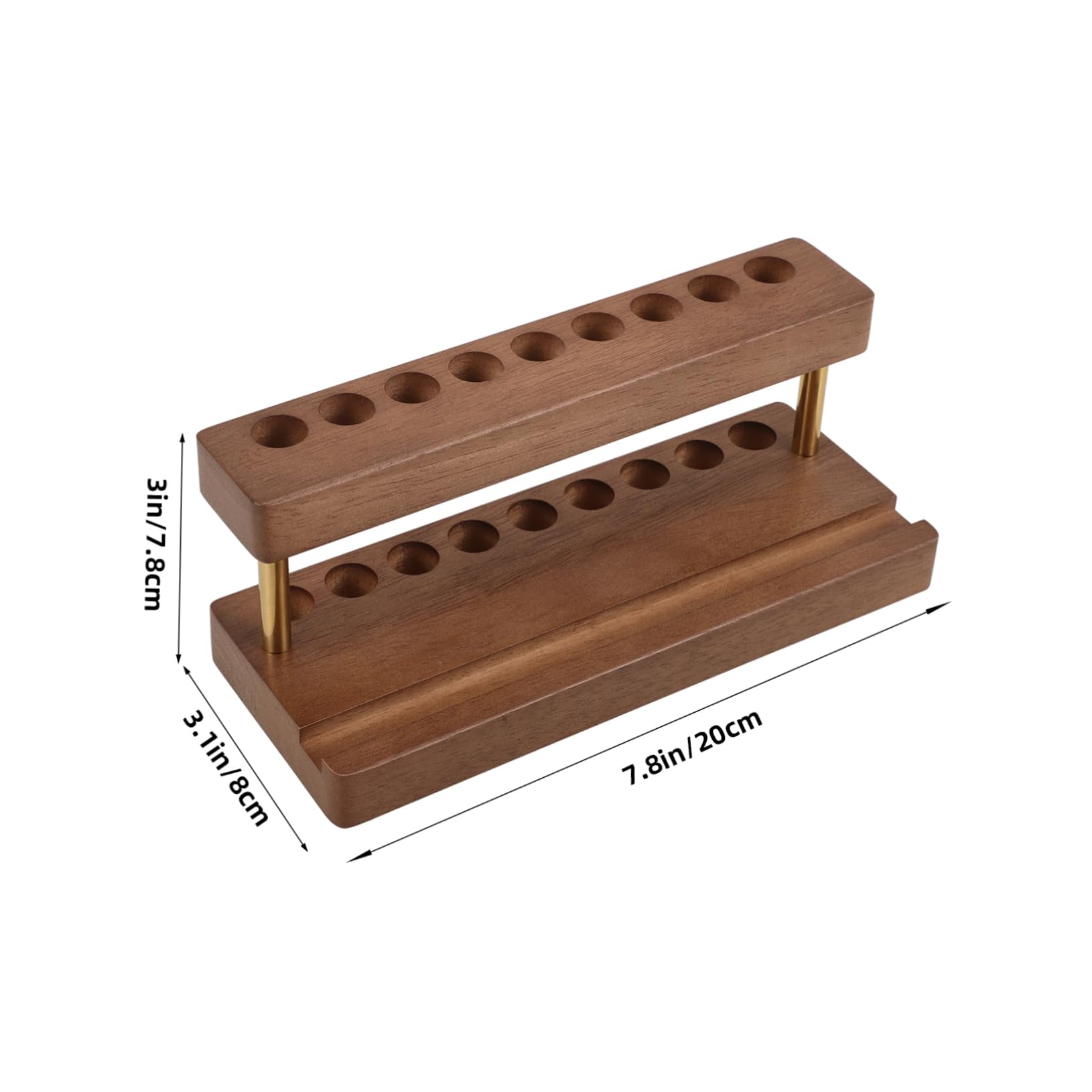 STOBOK 4stücke Holzfarbenregal Mit Pinselhalter Und Ständer Für Pigmente Praktischer Organizer Für Und Malutensilien Im Büro Oder Atelier