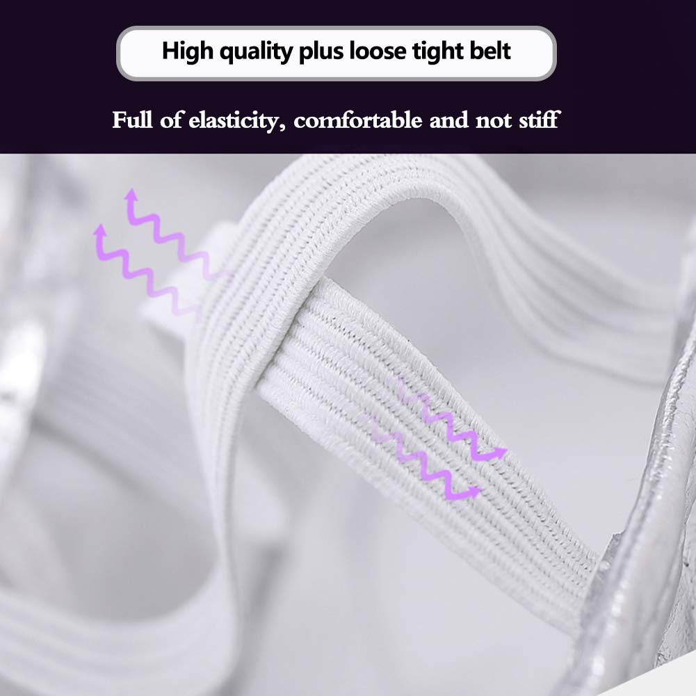 MNSSRN-MM PU Cuero Zapatos Brillantes de Baile, Suave, Ligero y cómodo para el Escenario de Funcionamiento Zapatos de Baile de la Danza de Vientre de Ballet para niños,Oro,32