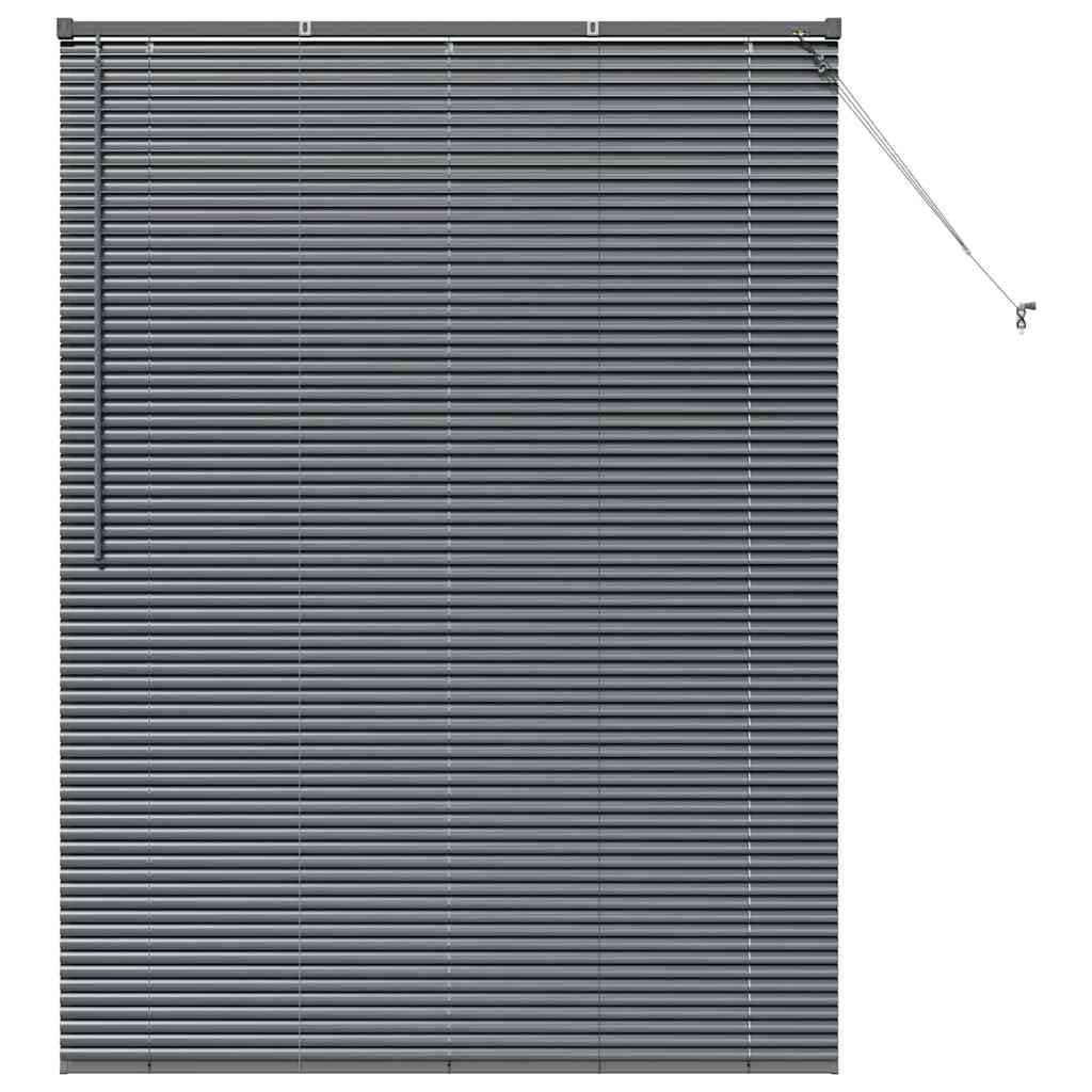 vidaXL Venetian Blinds Dark Grey 175 x 135 cm Aluminium