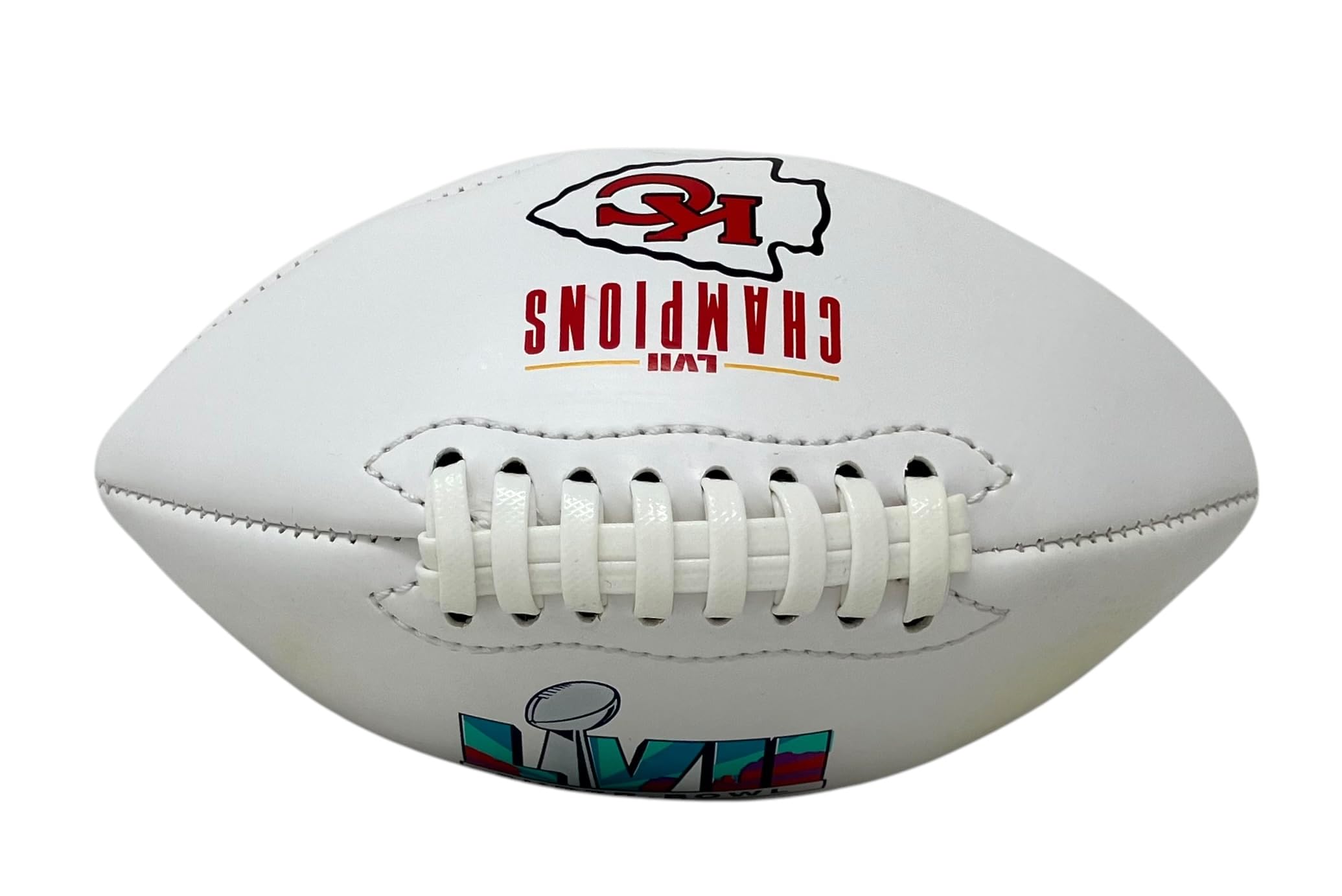 NFL Kansas City Chiefs SB Mini Leather Football, 4", Team Colors