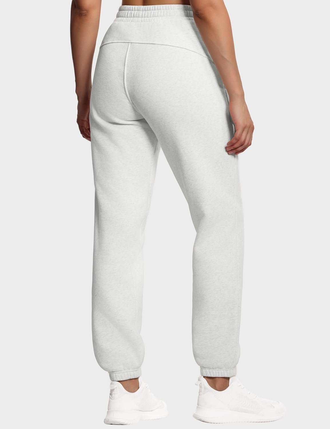 THE GYM PEOPLE Women's Fleece Sweatpants Warm Workout Joggers Pants with Pockets - Image 5