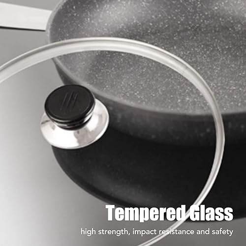 Miniatura 2 de CHICIRIS Tapa para olla de cristal, tapa de olla de vidrio para utensilios de cocina, tapa de olla de vidrio transparente de 11 pulgadas, apta para