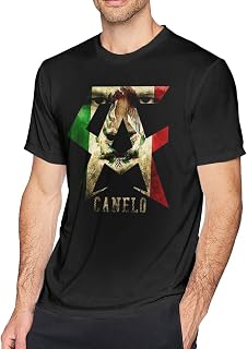 Men's Casual Canelo of Alvarez Tee Shirt Short Sleeve O-Neck T-Shirt Sports Tops for Teens Plus Size Tshirts