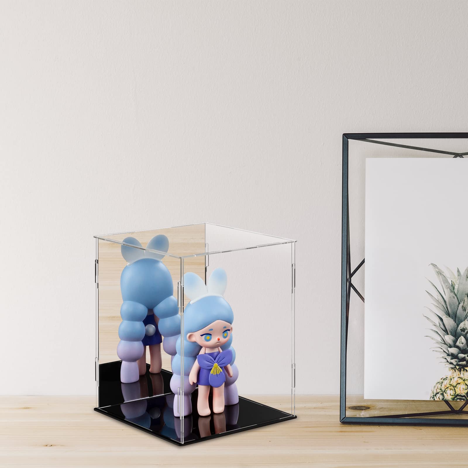 Vitrine Collection Acrylique Avec Miroir – Format A1 – Protection Anti-Poussière Et UV – Pour Figurines, Jouets, Souvenirs