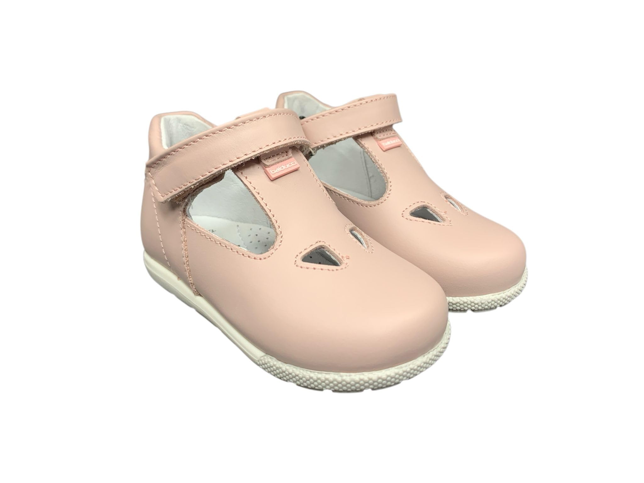 Balducci CITA1004 Sandalo Primi Passi in Pelle, Rosa, con Chiusura a Strappo e Plantare Anatomico. NUMERI DAL 19 AL 26