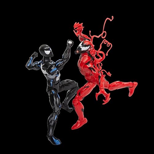 Miniatura 7 de Marvel Legends Series Spider-Man Symbiote & Carnage - Figuras de acción coleccionables de 6 pulgadas, paquete de 2, juguetes para edades de 4 años