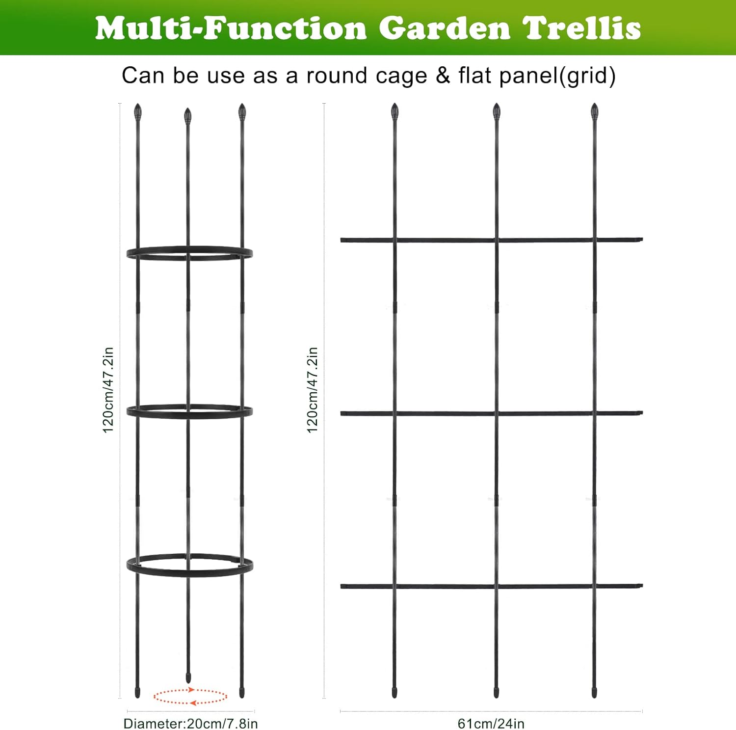 Adjustable height Trellis