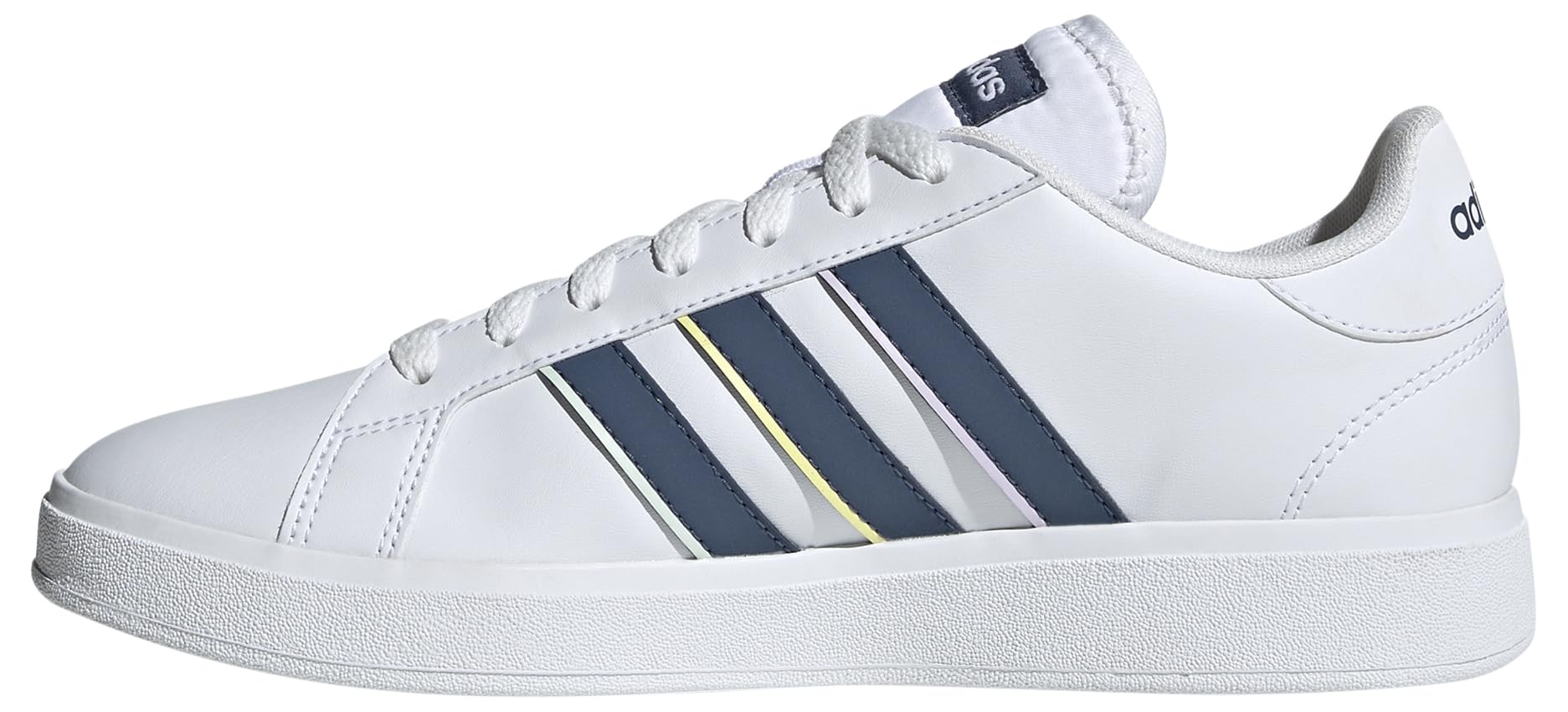 adidas Women's Grand Court Base 2.0 Shoes, Cloud White/preloved Ink/Crystal Jade, 9.5 UK