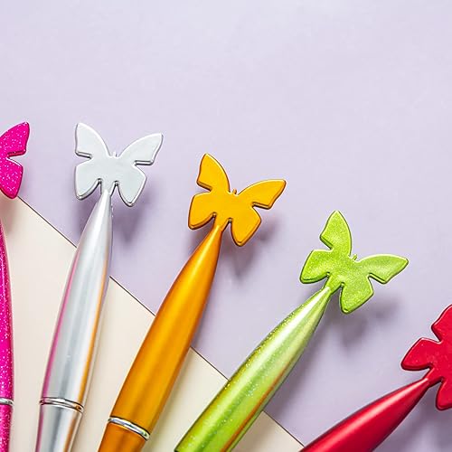 Miniatura 2 de Exasinine 30 bolígrafos con diseño de mariposa, color negro, bonito bolígrafo novedoso, para estudiantes, trabajo, fiesta, recuerdo