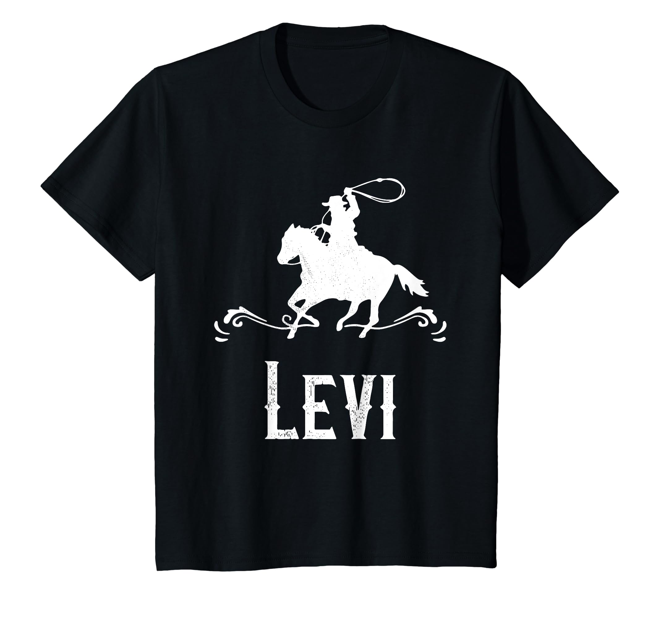 Youth Cowboy Wild West Indian Name Levi Gift T-Shirt