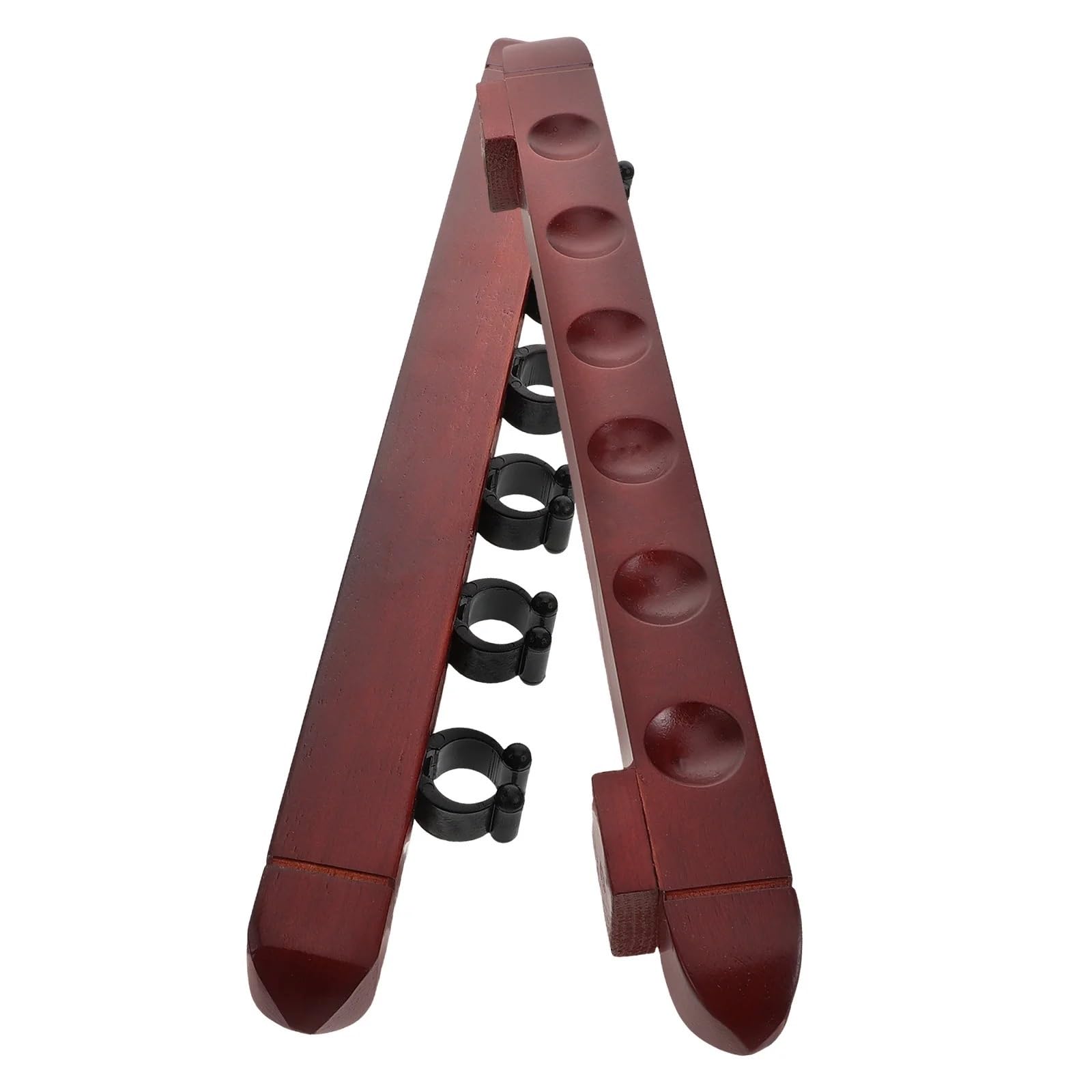 Rangement pratique pour queues de billard et support mural en bois à 6 trous