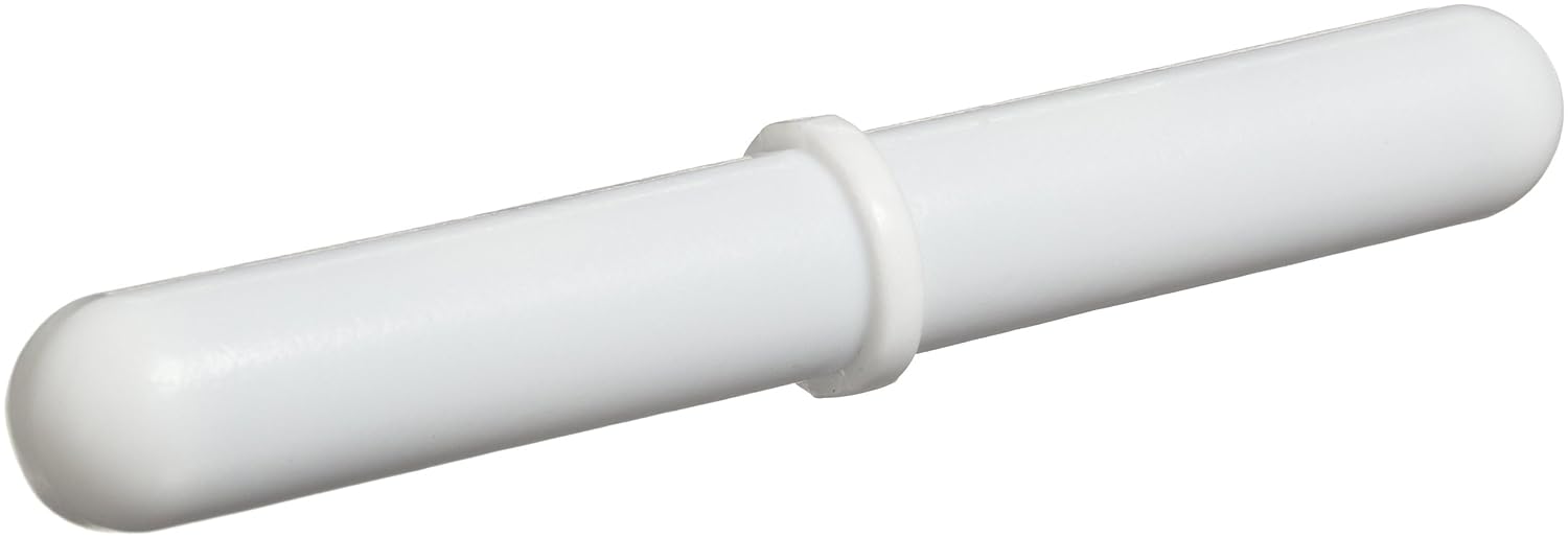 SP Bel-Art Spinbar Giant Polygon Teflon Magnetic Stirring Bar; 127 x 16mm, White, with Pivot Ring (F37122-0005) Made in USA