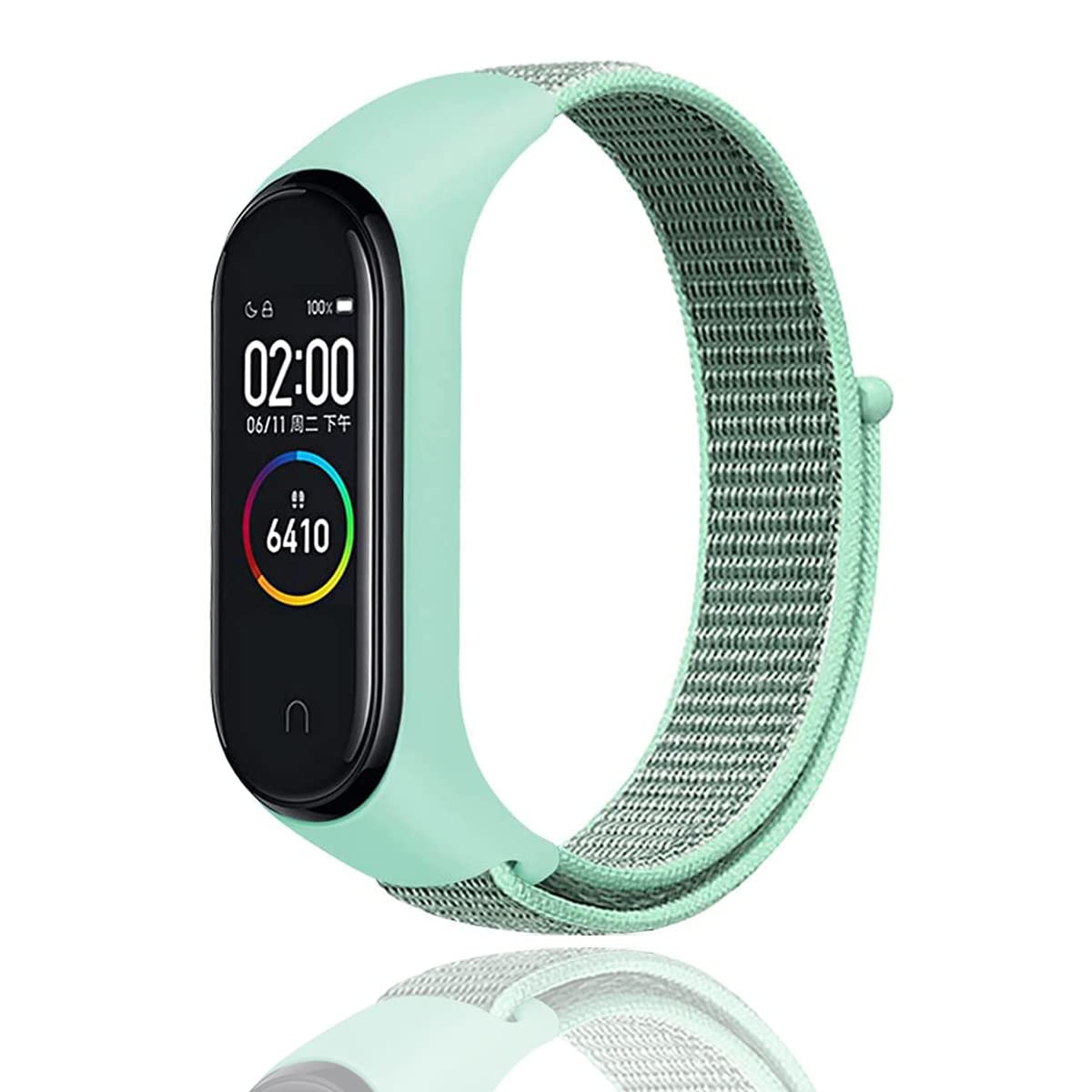 Correa de nailon para Xiaomi Mi Band 7/6/5/4/3, pulsera de repuesto de nailon ajustable, compatible con Xiaomi Mi Band 7/6/5/4/3 para mujeres y hombres — view 11