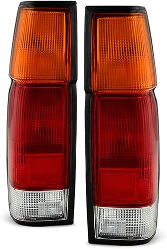 ACANII - Para 1986-1997 Nissan D21 Hardbody Pickup luces traseras lámparas w/bombillas+cableado izquierdo+derecho