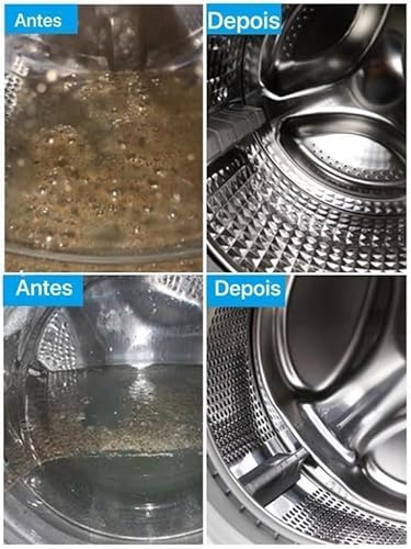 KIT 20 Pastilhas para Limpeza de Máquinas de Lavar Roupas (15g) Efervescentes Multifuncional - TRAKE