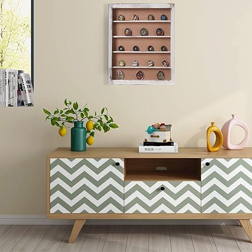 Miniatura 2 de Marco grande de caja de sombra de 14 x 17 pulgadas con estantes, vitrina de sombra profunda con 4 estantes móviles, se utiliza para recoger