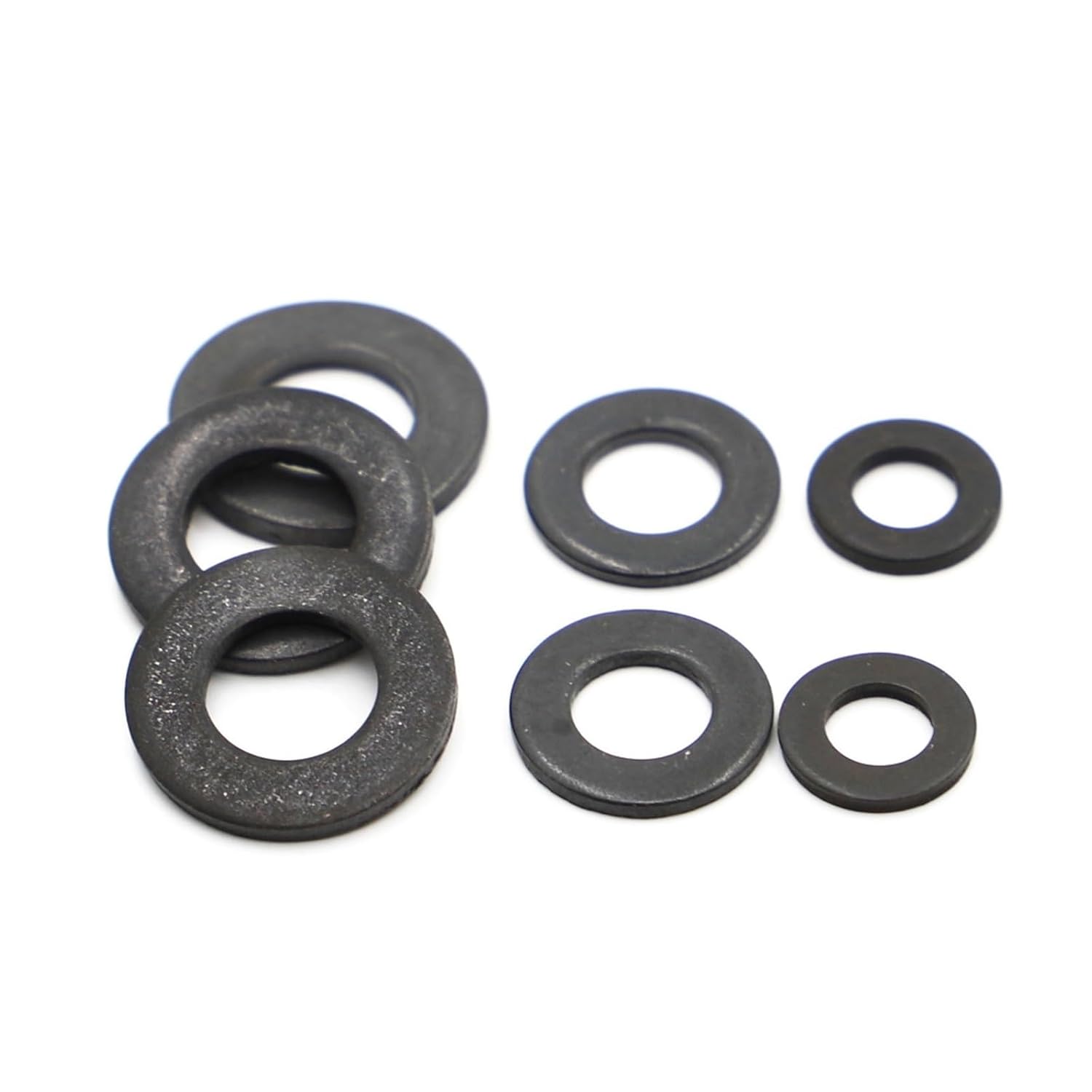 Rondelle In Gomma Nere Forma A M3 M4 M5 M6 M8 M10 DIN125