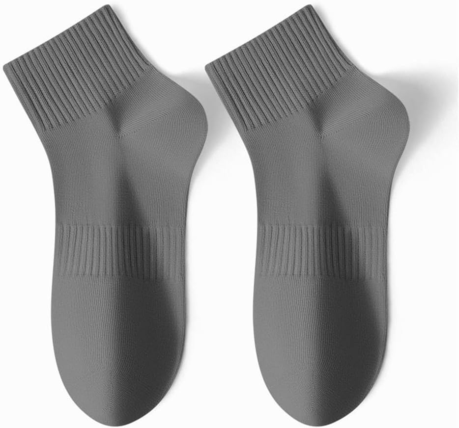 Socks for Men's Mid Length Socks, Sports Sweat Absorbing Long Screw Mouth Short Cotton Socks
