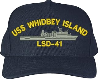 USS Whidbey Island LST-41 Custom Embroidered Cap