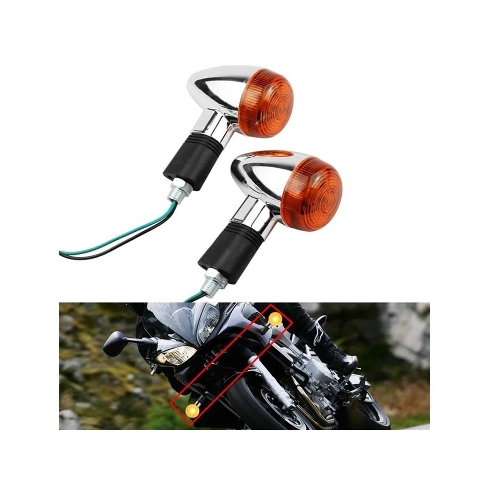 2 kierunkowskazy do motocykli Suzuki i Yamaha