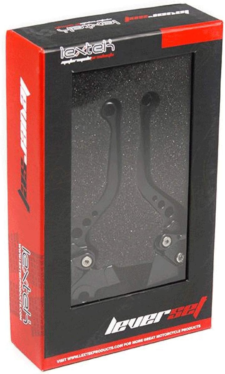 LextekCNC Brake & Clutch Lever Set F-16 / DC-80 Short Black