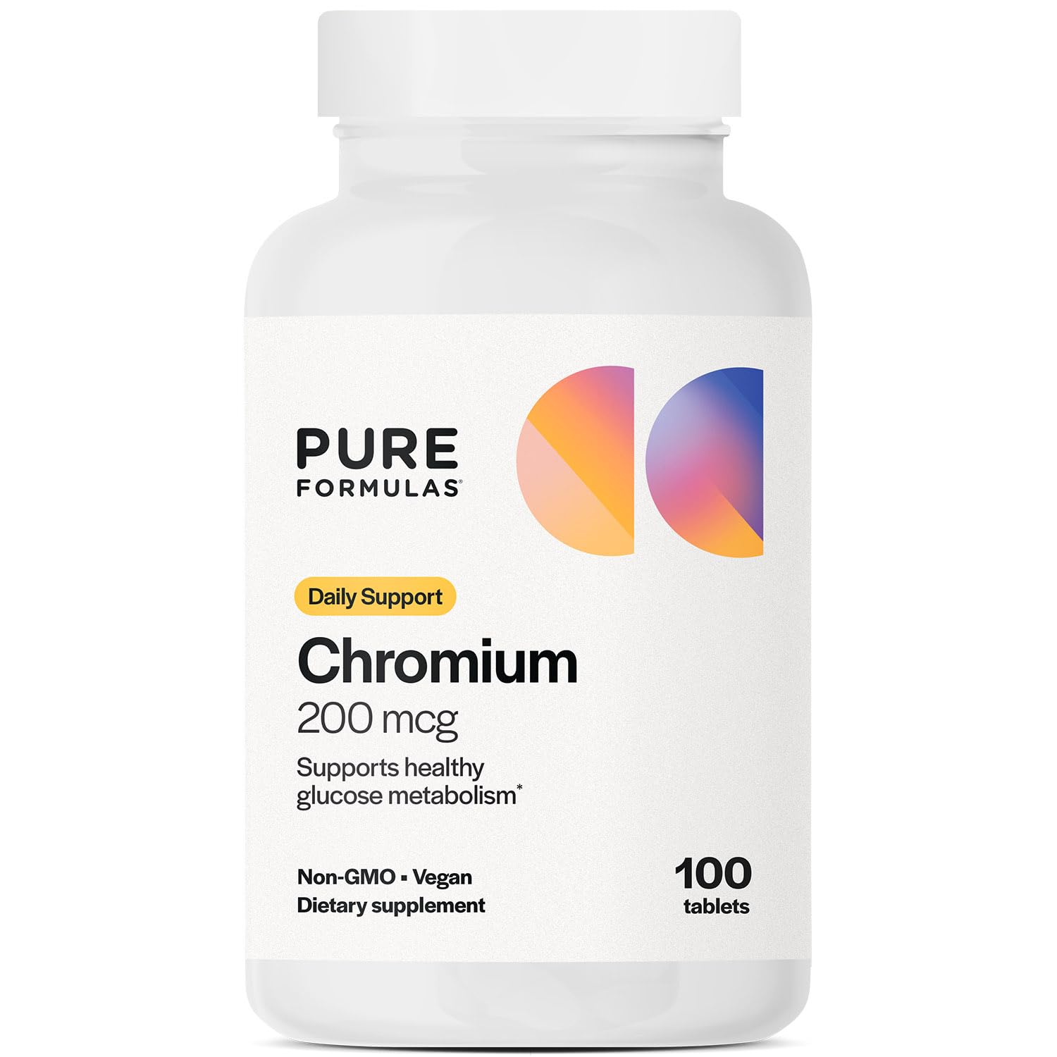 Pureformulas PureFormulas Cromo 200 mcg Comprimidos, Suplemento para Suporte ao ...