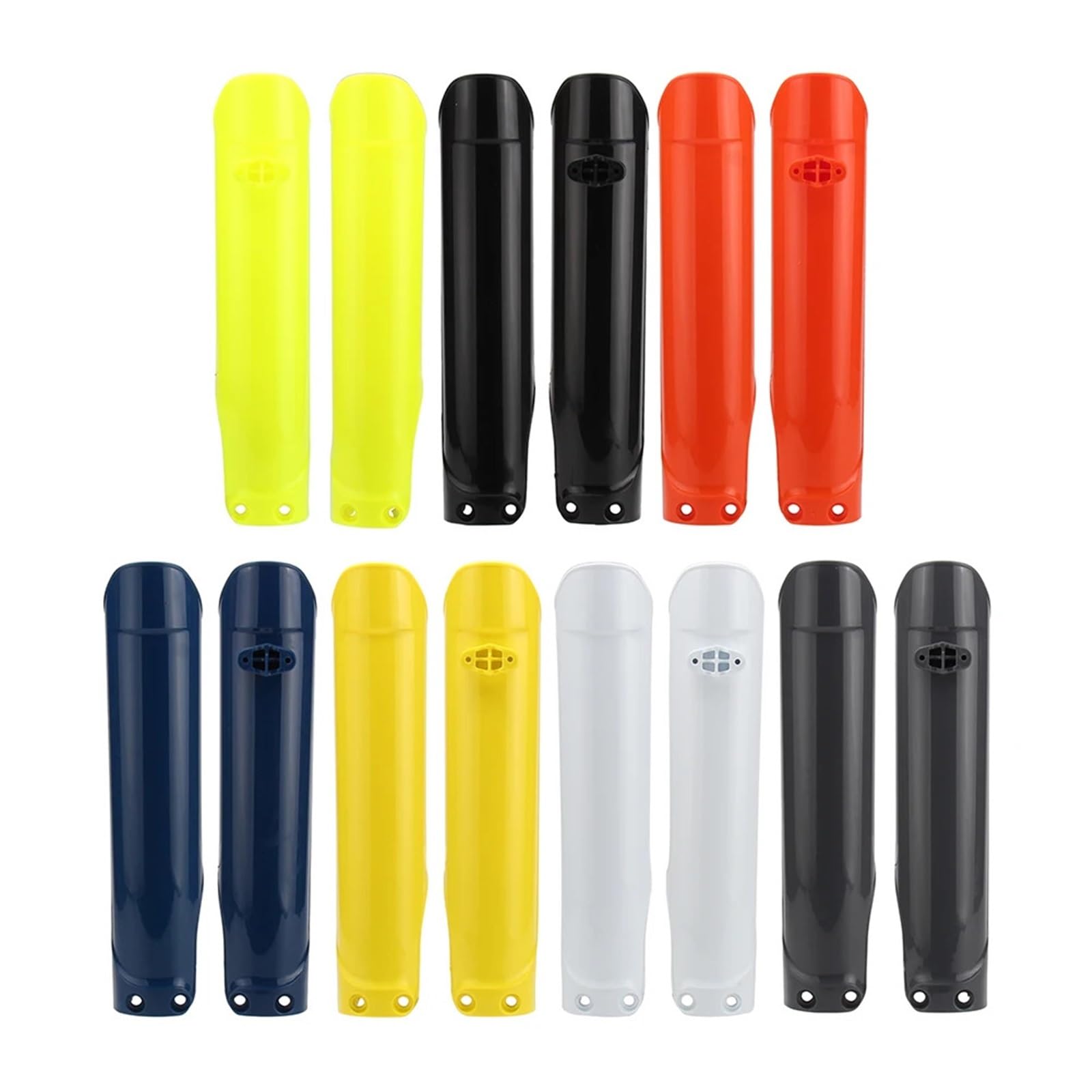 Copri Forcella Forcelle Moto Protezione forcella anteriore, protezione ammortizzatore adatta per SX XC XCF EXC per Husqvarna FC TC EC EX 85-500(Yellow)