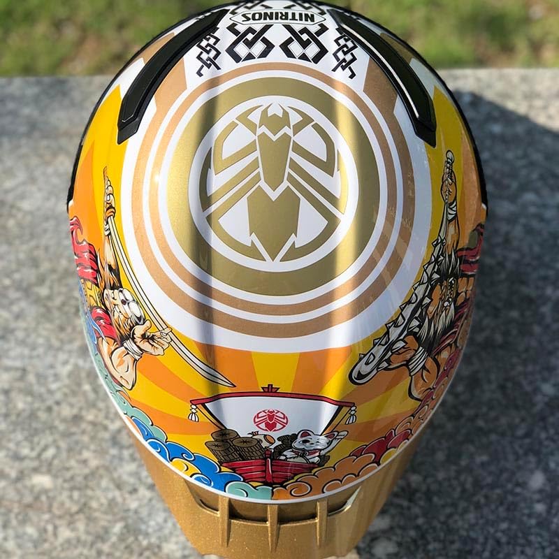 Miniatura 7 de Full Face Motorcycle Helmet ZHANSHEN Riding Motocross Racing Motobike Helmet Casco De Motocicleta