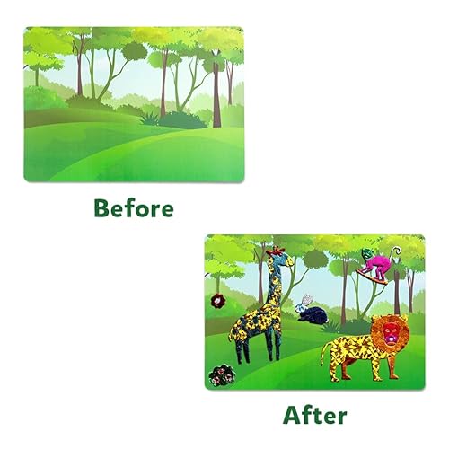 Skillmatics Art & Craft Activity - Foil Fun Animals, No Mess Art For Kids, Craft Kits, Diy Activity, Gifts For Ages 4 To 9 #TOP5