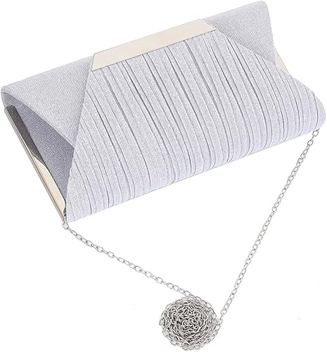 Miniatura 8 de KAKKOII Bolsos de mano con purpurina para mujer, bolsos de mano de noche, bolsos formales de fiesta, bolsa de boda, bolsas cruzadas