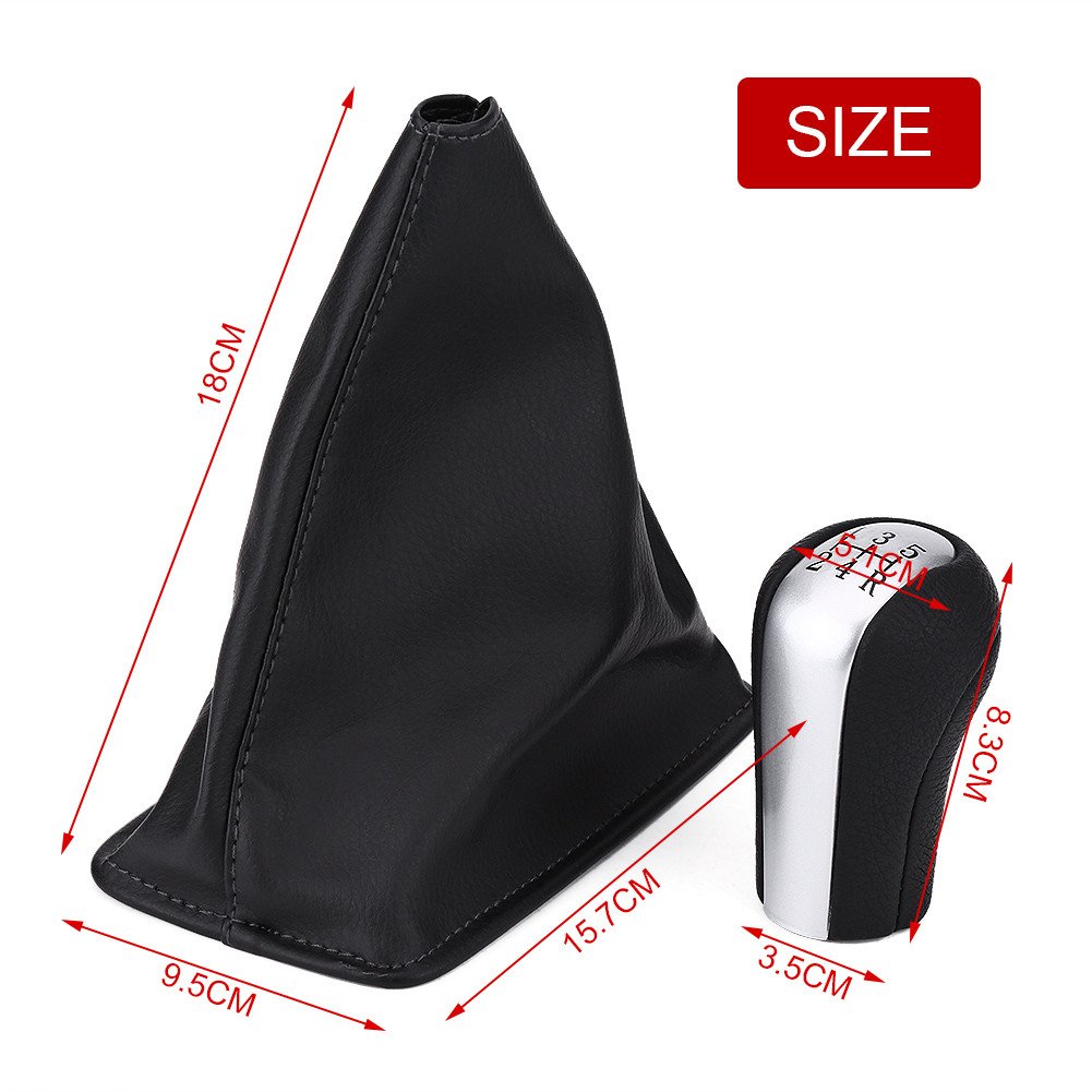 Amazon.com: Keenso Stick Shift Boot Gear Knob,PU Leather Stick