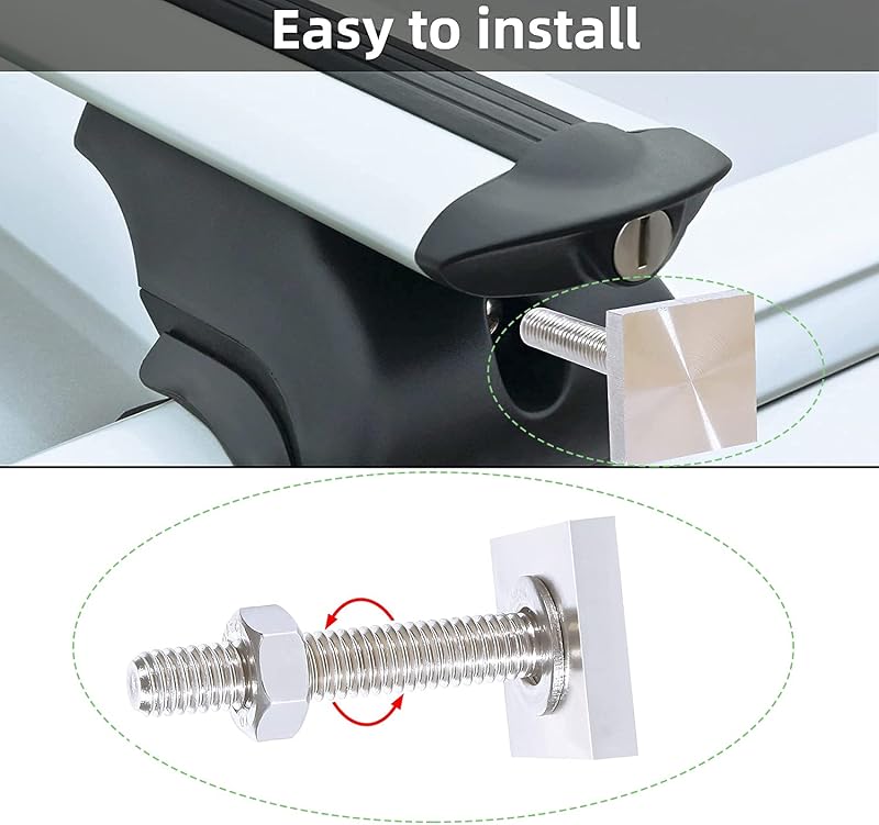 Nuyoah T-Nut M6x35mm Tetőcsomagtartó Adapter Thule Kompatibilis 6db