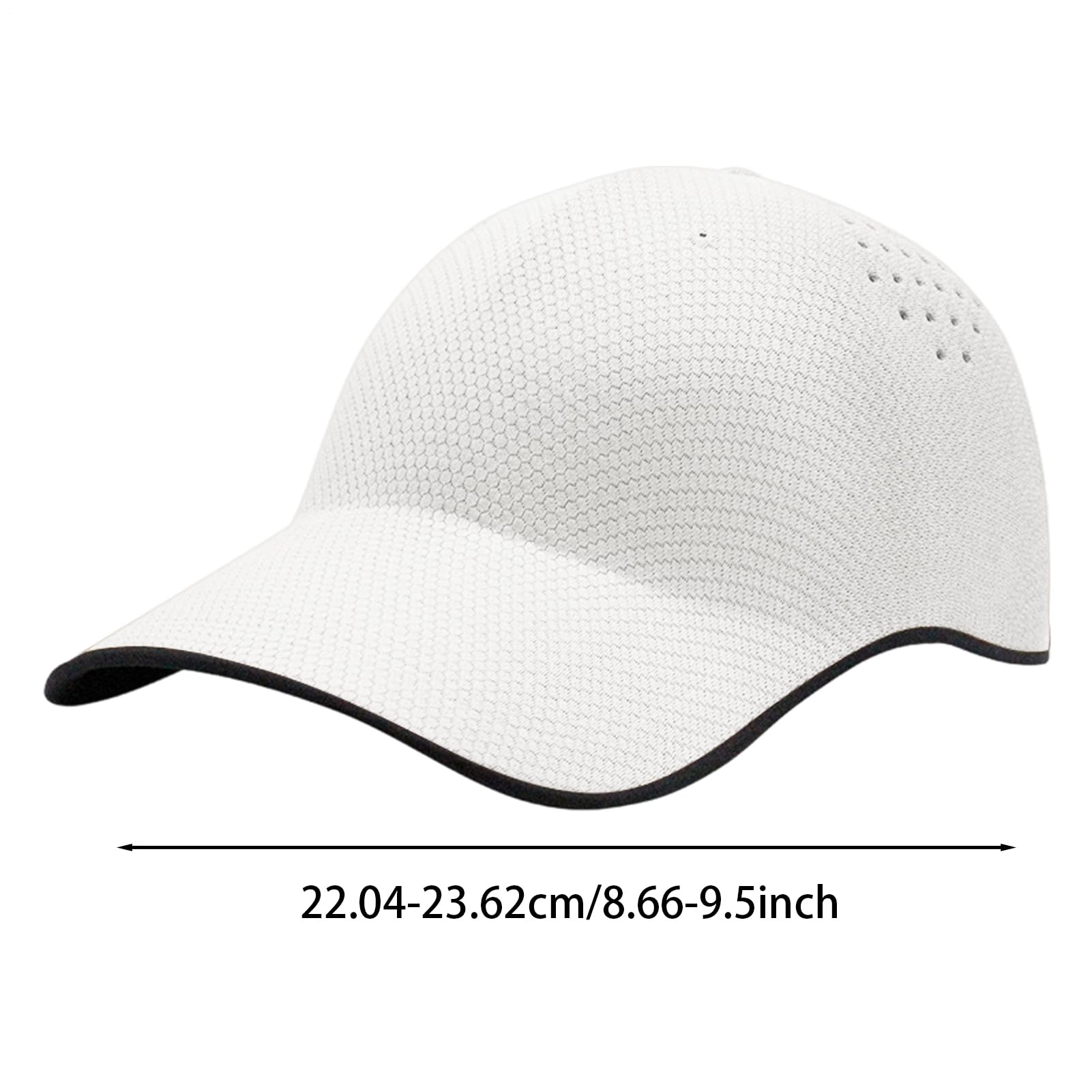 Gorra deportiva transpirable, gorra deportiva de secado rápido, ropa de exterior ajustable, estructura ligera de flujo de aire de poliéster, gorro para mujer con función de sombra, ejercicios de viaje
