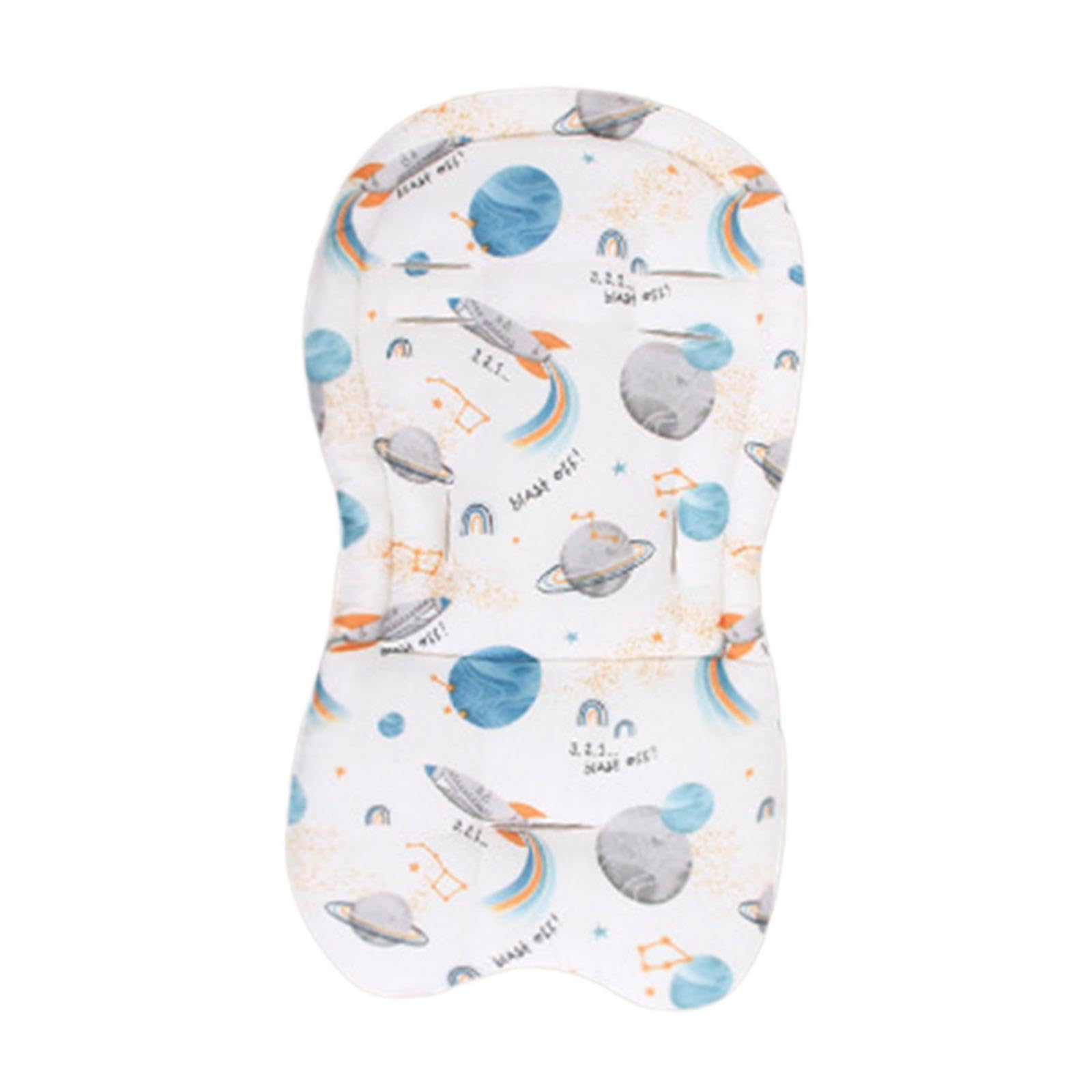 Coussin Réducteur pour Siège Auto Bébé, Respirant et Confortable, pour Poussette, pour Nouveau-nés et Bébés, Planète